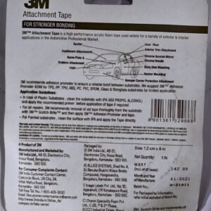 3M Double Side Attachment Tape 4 Mtr