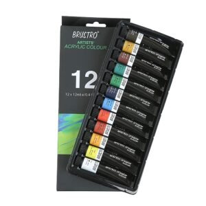 Brustro Artist Acrylic Colour Set of 12 Shades