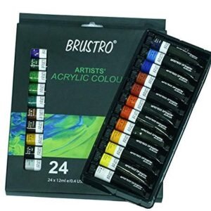Brustro Artist Acrylic Colour Set of 24 Shades