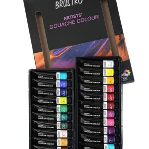 Brustro Artist Gouache Colour Set of 24 Shades