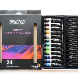 Brustro Artist Gouache Colour Set of 24 Shades