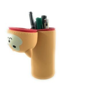 LIHIT LAB Silicon Multipurpose/Pencil Pouch A-7712 Shiba Dog