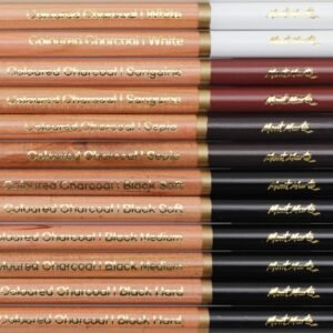 Mont Marte Coloured Charcol Pencil Set of 12
