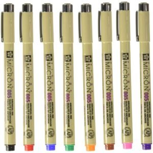 Sakura Pigma Micron 0.5mm Set of 8 Color Assorted