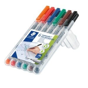 Staedtler Lumocolor Non Permanent Set of 6 Col.